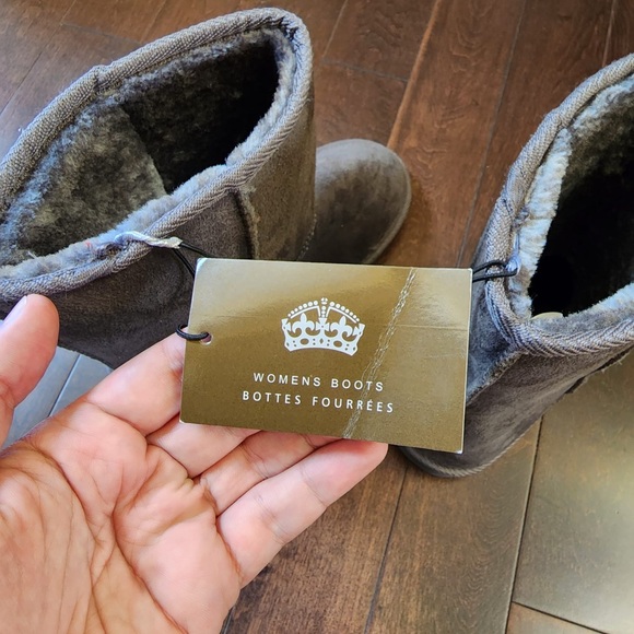 Gray Suede Boots - Picture 6 of 6